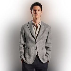 MANGO, Sport Coat, Micro houndstooth